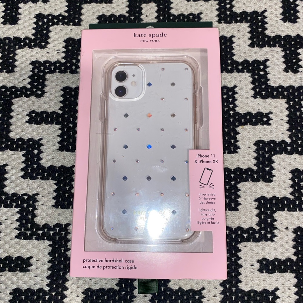 Kate Spade IPhone 11/XR clear phone case  💓